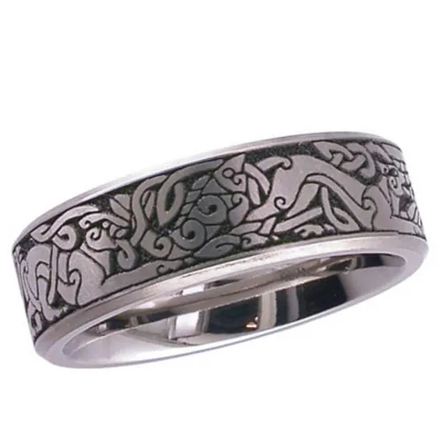 Celtic (2226CHCD5) Titanium Wedding  Ring